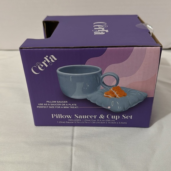 Cerra pillow saucer & cup set - Picture 4 of 6